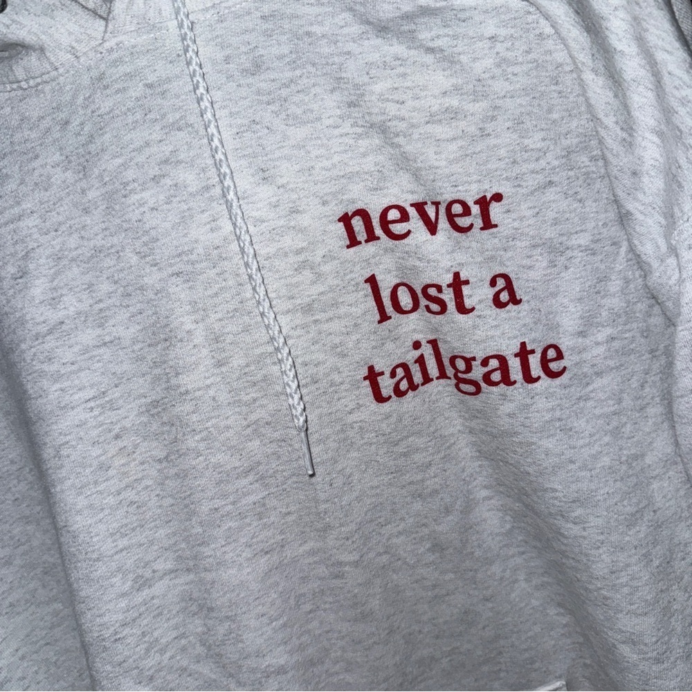 Never Lost A Tailgate Stars Hoodie Sweatshirt Pocket Riff Raff Game Day College — image 7 of 8